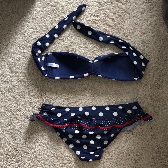 La vie en rose strapless polkadot bikini - Picture 2 of 2